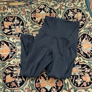 Cropped sheer side leggings